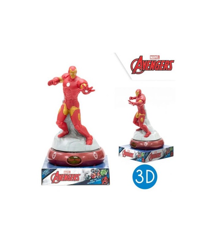 3D LED světlo Avengers - Iron Man 25cm