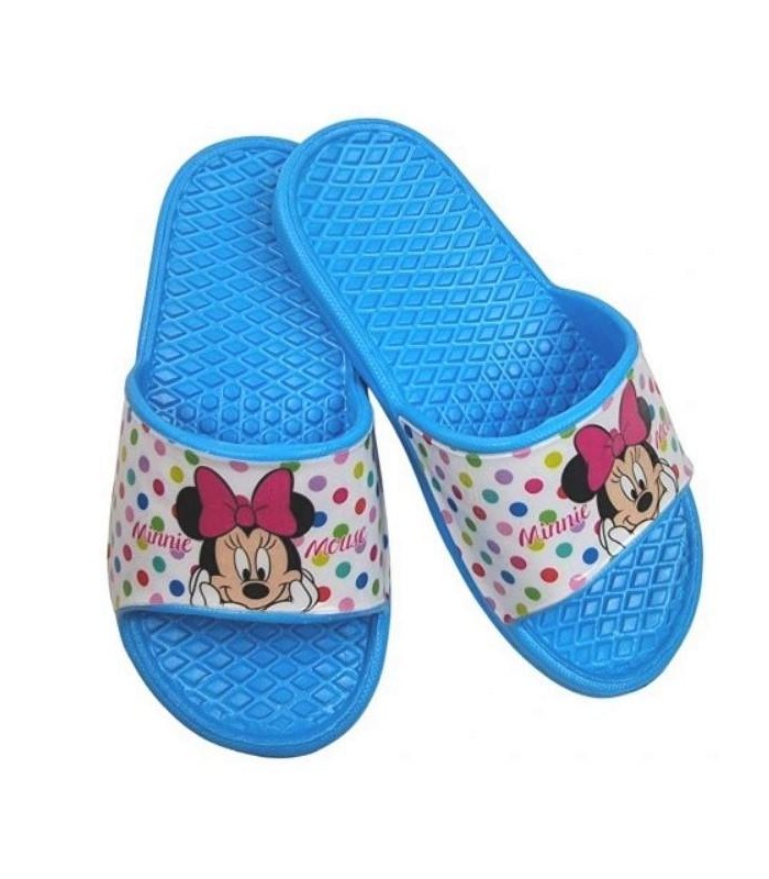 Dívčí pantofle Minnie Mouse modré 27-34