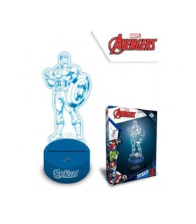 3D-LED-Lampe Avengers - Captain America