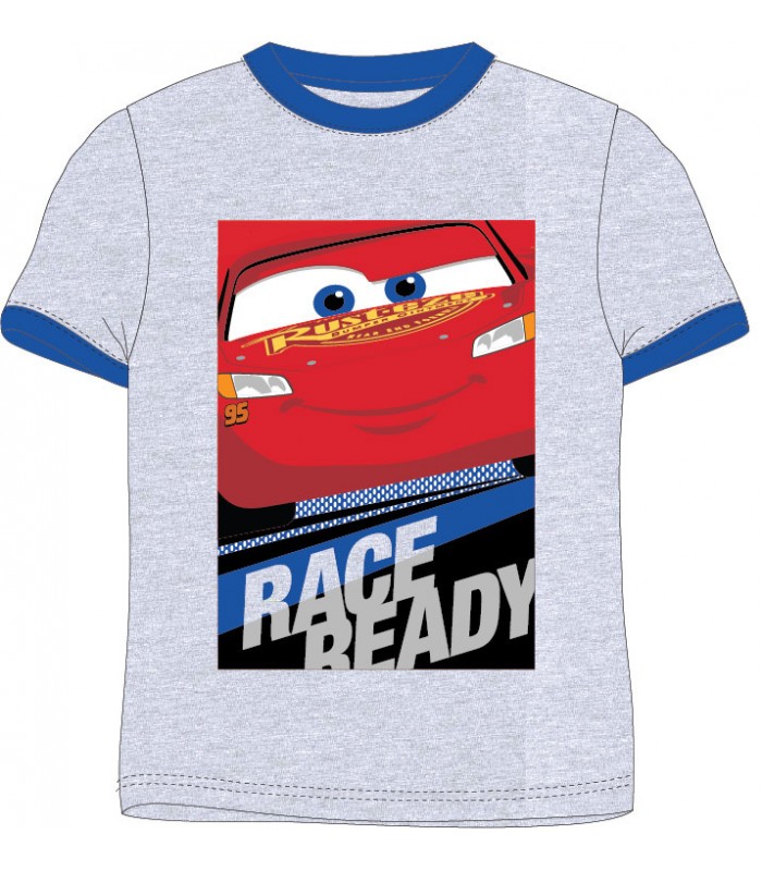 Kinder-T-Shirt Cars Grau 98-128 cm