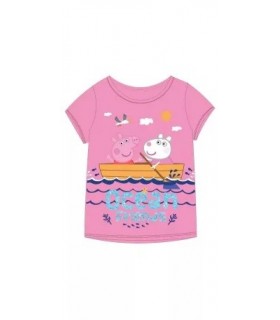 Mädchen T-Shirt Peppa Pig Rosa 92-116