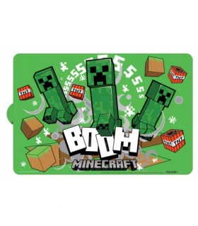 Tischset Minecraft BOOM...