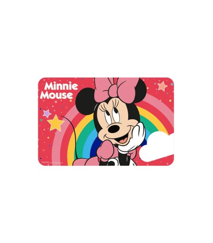 Jedálenská Podložka Minnie Mouse dúha 43x28 cm