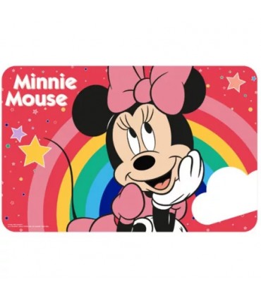 Jedálenská Podložka Minnie Mouse dúha 43x28 cm