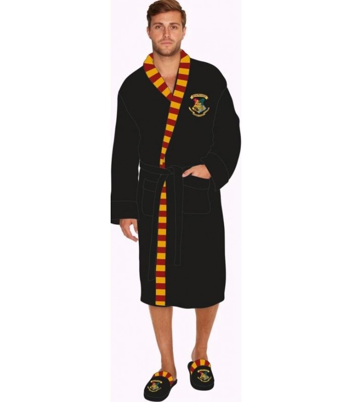 Herrenbademantel Harry Potter Hogwarts