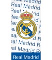 Baumwollhandtuch | Real Madrid Badetuch blau und weiß 75x150