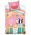 Baumwollbettwäsche Peppa Pig 002 140x200 + 70x90 cm