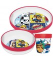 SET KUNSTSTOFFGESCHIRR Paw Patrol MIT BECHER rutschfest