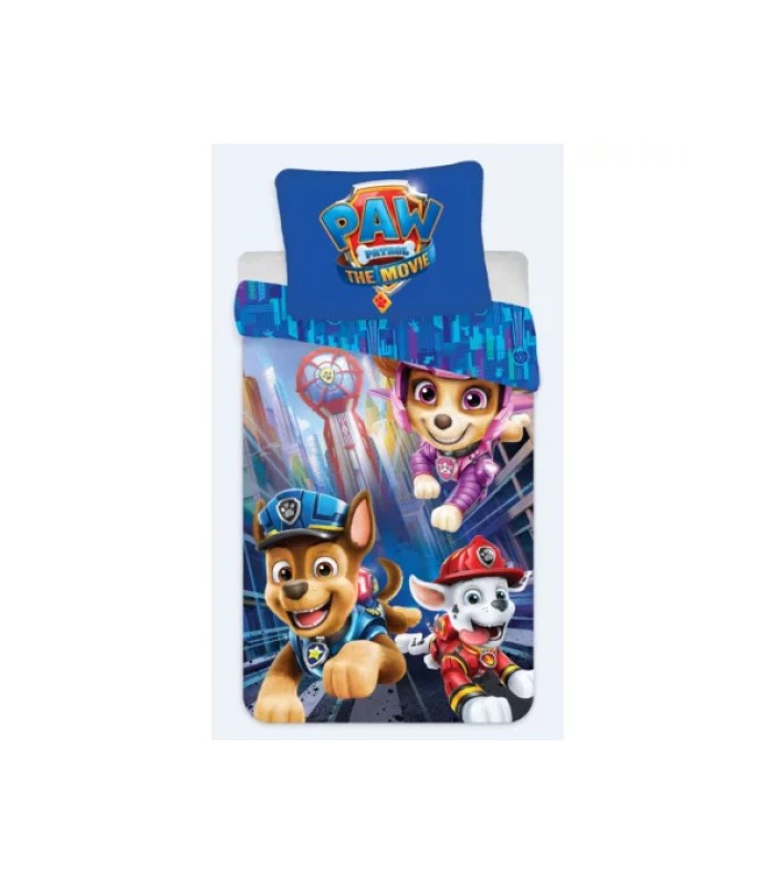 Baumwollbettwäsche Paw Patrol 140x200 + 70x90 cm