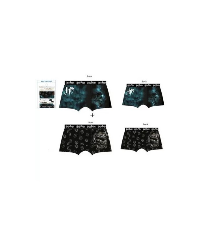 Harry Potter Herren Boxershorts 2-tlg