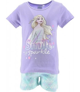 Mädchen Schlafanzug Ice Kingdom Smiley - Violett 104-128