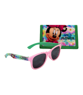 MINNIE MOUSE BRILLE UND GELDBÖRSE SET