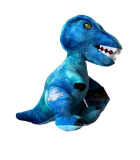 Plyšák Jurský Svet T-rex modrý 30 cm