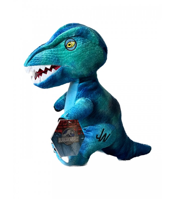 Plyšák Jurský Svět T-rex modrý 30 cm