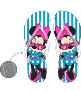 Mädchen Flip Flops Minnie Mouse hellblau 26-33