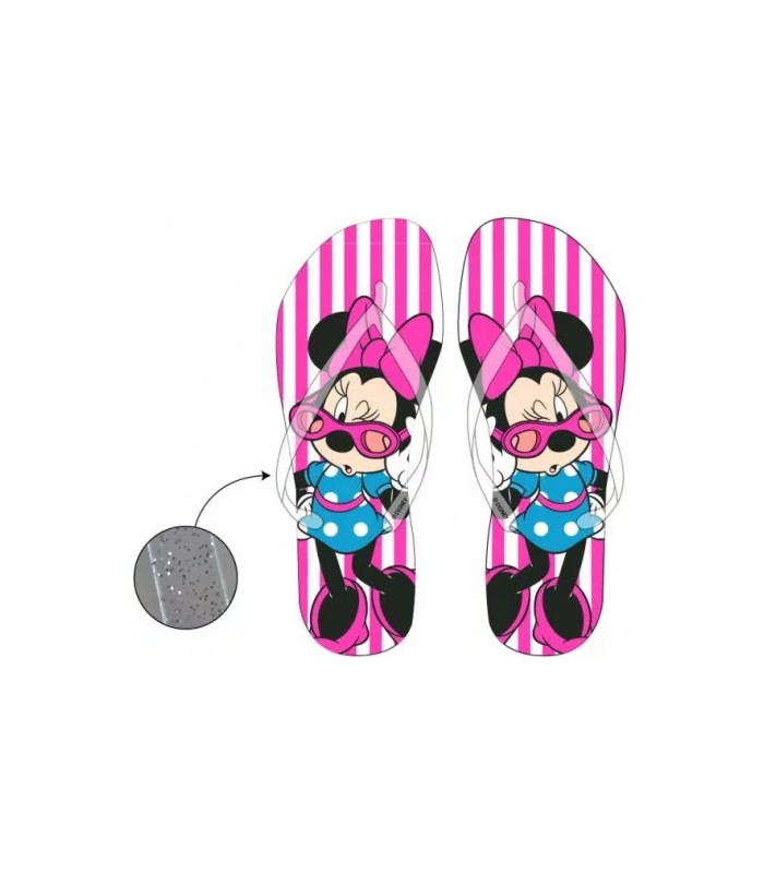 Flip-Flops für Mädchen Minnie Mouse hellrosa 26-33