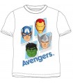 Kinder-T-Shirt Avengers Weiß 104-134 cm