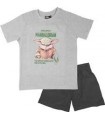 Kinderpyjama Star Wars Mandalorian mit Shorts 110-140 cm