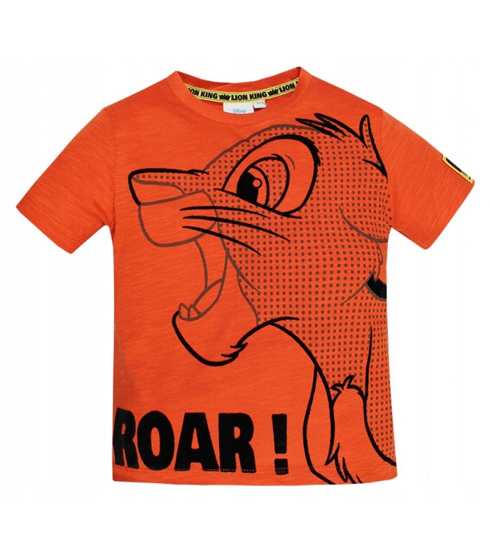 Kinder-T-Shirt Der König der Löwen Simba orange 98-128 cm