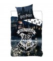 Baumwollbettwäsche Harry Potter Hogwarts dunkel 140x200 + 70x90 cm