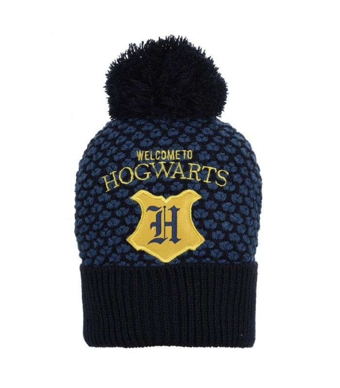 Zimní Čepice Harry Potter Hogwarts zlatý erb 52-54 cm