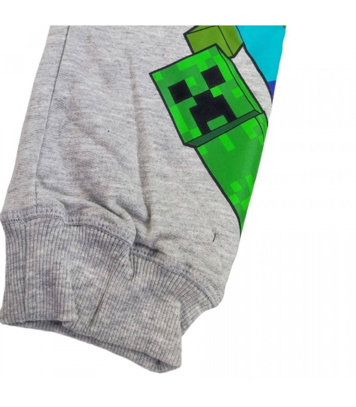 Dětské tepláky Minecraft šedé 116-152 cm