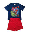 Kinderpyjama Avengers Blaues T-Shirt 98-128