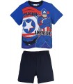 Jungen Schlafanzug Captain America blau 104-140