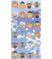 Bavlněný Ručník | Osuška Ledové království Emoji 70x140