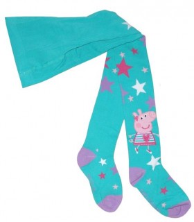 Mädchen Kinderstrumpfhose Peppa Pig Grün 98-128 cm