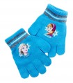 Kinderhandschuhe Frozen Elsa und Anna hellblau