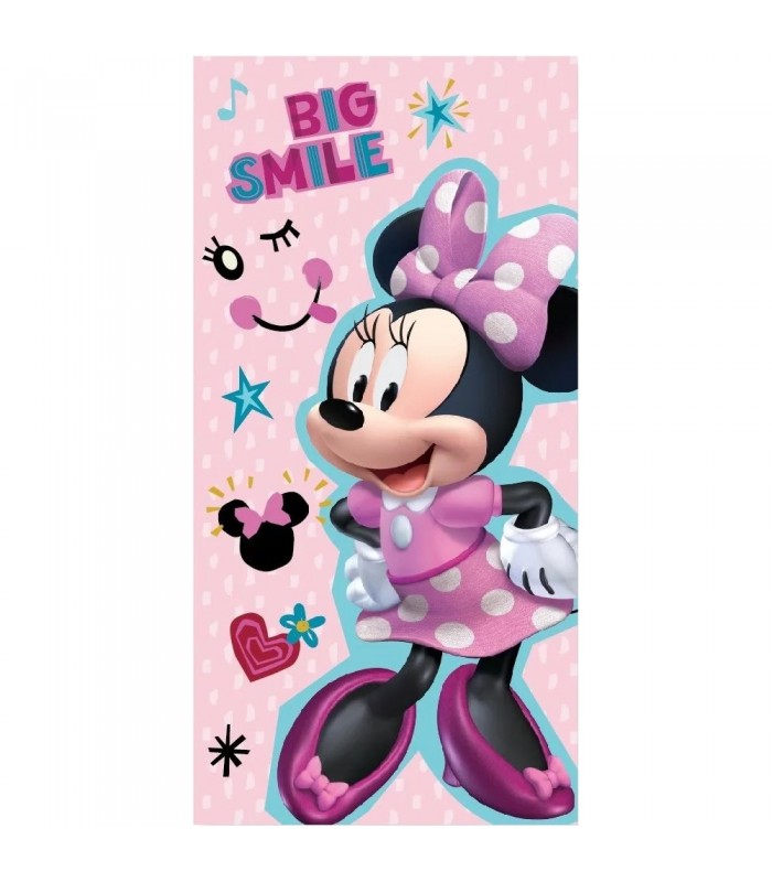 Bavlnený Uterák | Osuška Minnie Red 70x140