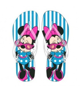 Mädchen Flip Flops Minnie Mouse hellblau 26-33