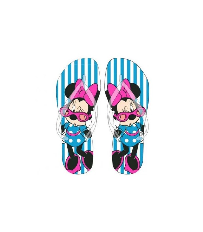 Mädchen Flip Flops Minnie Mouse hellblau 26-33