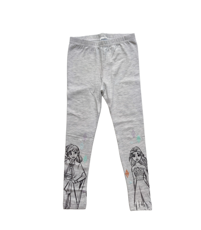 Leggings für Mädchen Ice Kingdom Elsa grau 104-134 cm