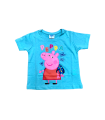 Dívčí Triko Peppa Pig modré 92-116