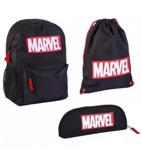 SET batoh, vak a penál MARVEL logo