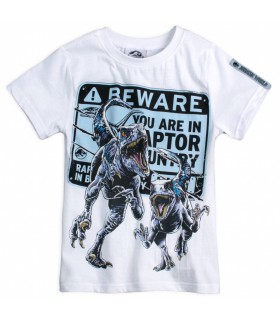 Kinder-T-Shirt Jurassic World Weiß 134-164