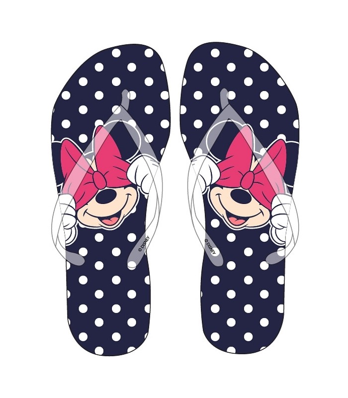 Dievčenské žabky Minnie Mouse tmavo modré 26-33