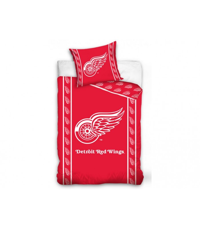 Baumwoll-Hockeydecken Detroit Red Wings 140x200 + 70x90 cm