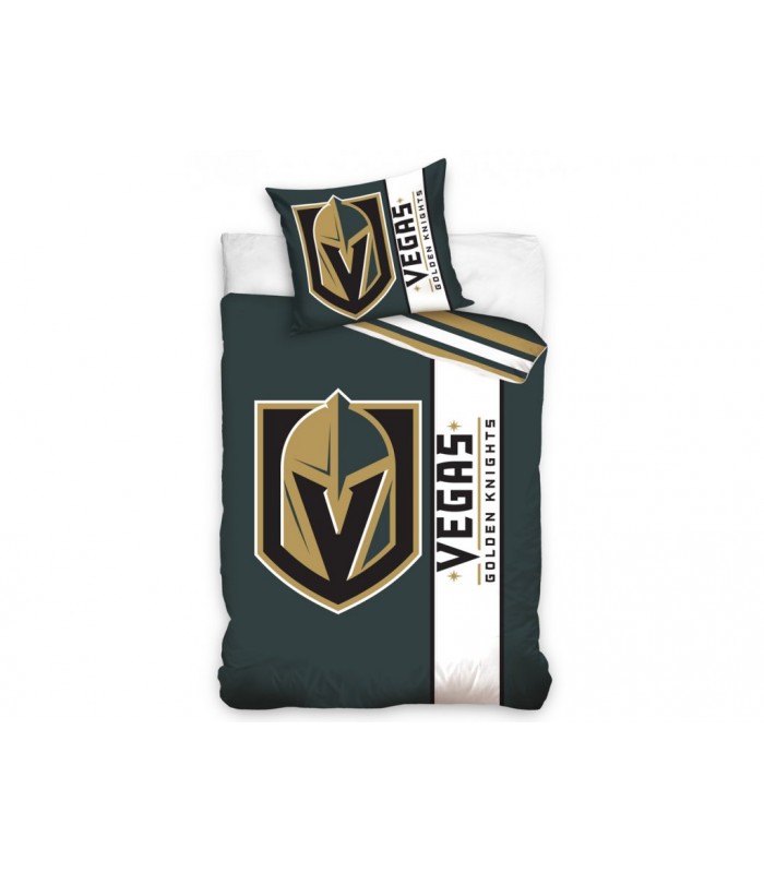 Bavlněné hokejové povlečení VEGAS GOLDEN KNIGHTS BELT 140x200 + 70x90 cm