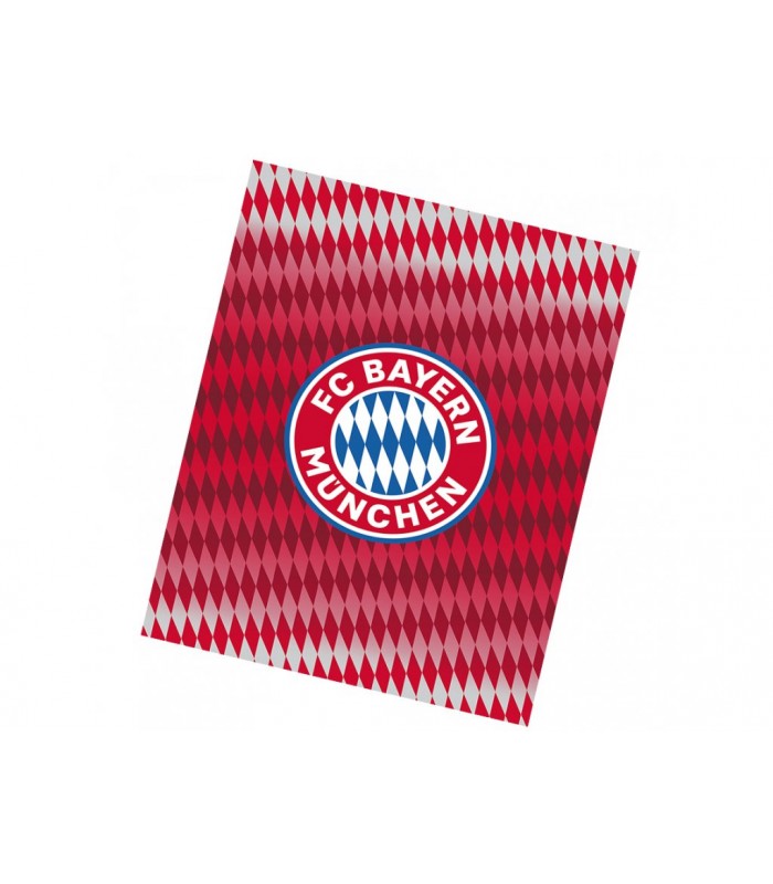 Fußballdecke FC BAYERN MÜNCHEN DIAMANTEN 130X170 CM