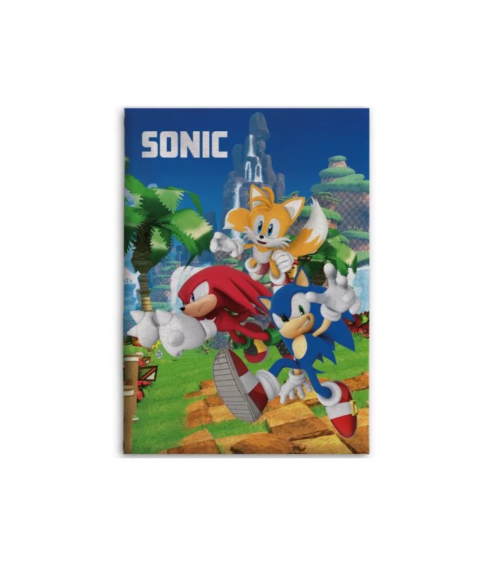 Fleecová deka Ježek Sonic 100x140 cm