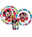 SADA PLASTOVÉHO RIADU Mickey Mouse S KELÍMKOM