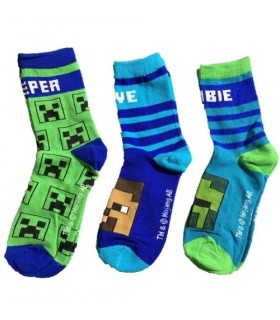 Kindersocken Minecraft 3...