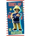 Baumwollhandtuch | Badetuch Fireman Be Awesome 70x140