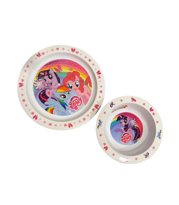 copy of Set Kunststoffgeschirr Little Pony mit Tasse