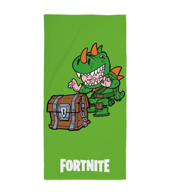 Bavlněný Ručník | Osuška Fortnite - Green 70x140