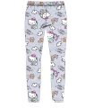 Mädchen-Leggings Hello Kitty Engel grau 98-128 cm