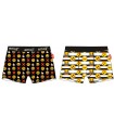 Herren Boxershorts Emoji Mix 2 Stk. S-XL